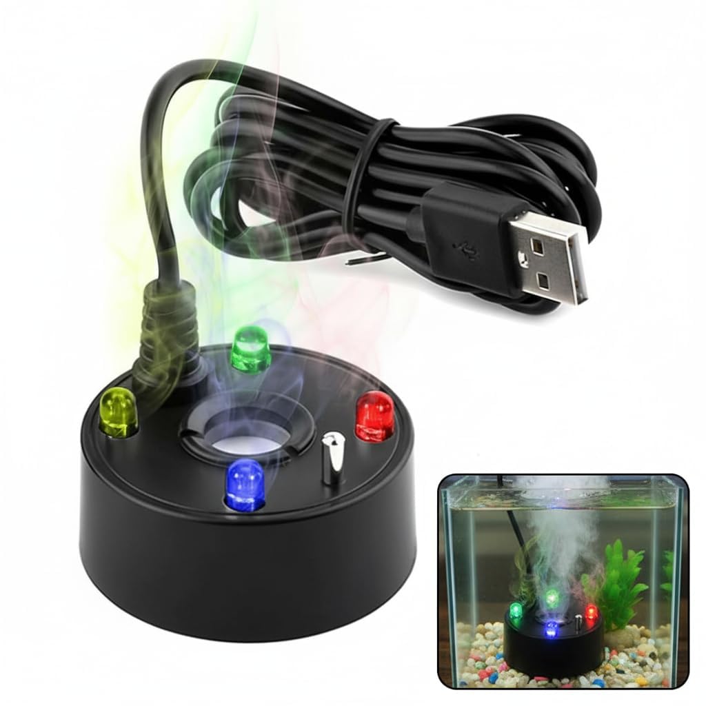 Terrarium Fogger Ultrasonic - Новый 2026 USB-компрессор 5В для аквариума,