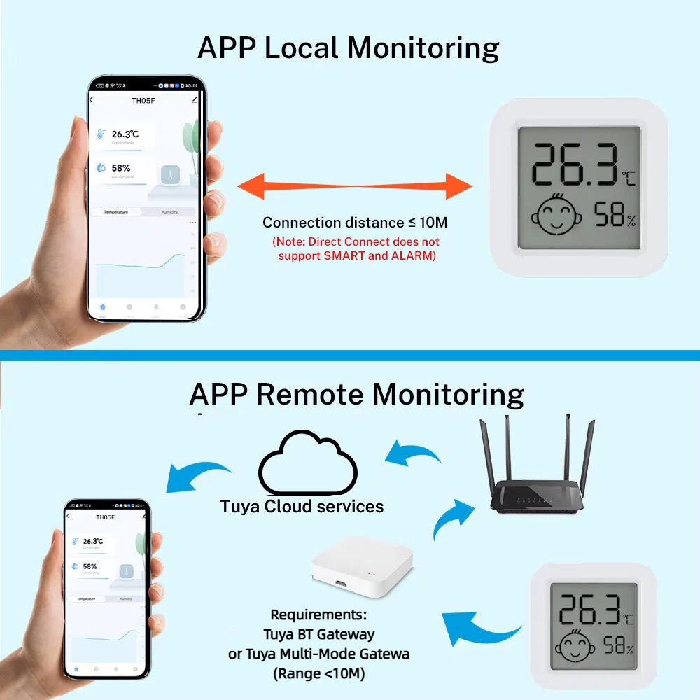 Мини-термометр Tuya, гигрометр – обзор и цена Digital Hygrometer Probe