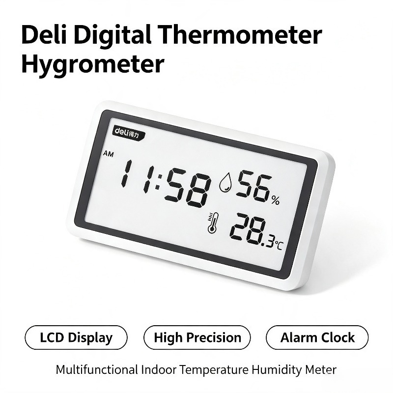 Цифровой термогигрометр Deli с – обзор и цена Digital Hygrometer Probe
